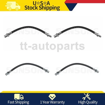 Manguera de línea de freno delantero trasero Sunsong para Toyota Tercel 1985 1986 Foto 1 de 4