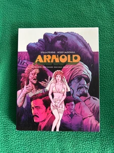 ARNOLD (1973) Blu-ray w/ Slipcase Vinegar Syndrome BRAND NEW - Imagen 1 de 4