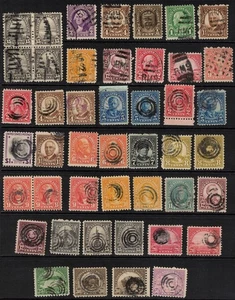 USA Balance Lot #6 FOURTH BUREAU ISSUE - RMS & TARGET CANCELS ** NO RESERVE ** - Picture 1 of 2