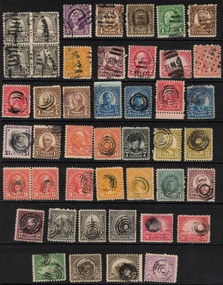 USA Balance Lot #6 FOURTH BUREAU ISSUE - RMS & TARGET CANCELS ** NO RESERVE ** - Image 1 of 2