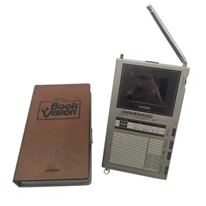 Citizen Watch Co. Book Vision LC-TV 05TA-0A Color LCD TV & Video Monitor *Read - Picture 1 of 24