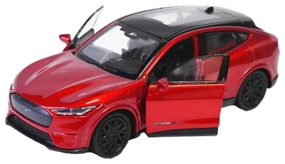 Ford Mustang Mach 2023 modelo de coche americano juguete rojo diecast escala 1:34-1:39 Welly Foto 1 de 4