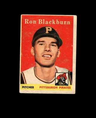 1958 Topps 459 Ron Blackburn RC VG #D1,516713 - Image 1 of 2
