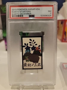 PSA 7 NM Pokemon 2013 Kanton Starters Japanese Hanafuda Kanto - Dec *POP 3* - Picture 1 of 2