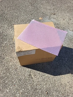 Bolsas envolventes de burbujas rosas con cierre de cremallera de 50 piezas 16x12 para envío embalaje almacenamiento anti-s Foto 1 de 4