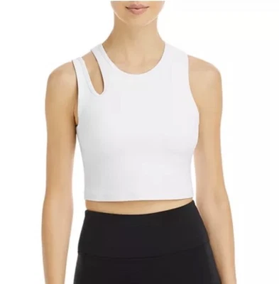 🌻NEW AQUA Athletic Racerback Cutout Longline Pullover Sports Bra | Size XL. - Image 1 of 4