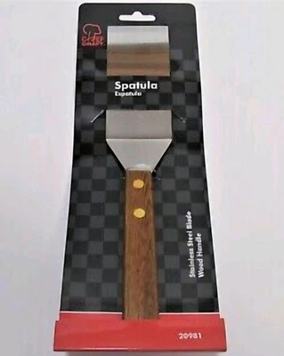 A7 Chef Craft Select Stainless Steel Solid Wooden Handled Cookie Spatula, 8... - Image 1 of 2