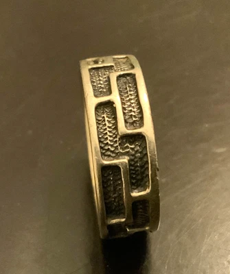 Alianza grunge gótica de boda para hombre 9 plata esterlina 925 anillo hecho a mano serpiente mancave Foto 1 de 4