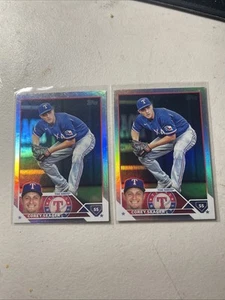 (2) 2023 Topps Serie 1 - Lámina Arco Iris #315 Corey Seager Texas Rangers - Imagen 1 de 2