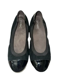 VIONIC DAMENSCHUHE FLACH SCHWARZ GRÖSSE 9 - Bild 1 von 6