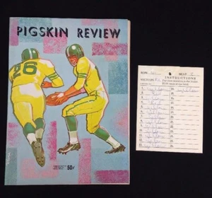 De colección 1960 USC Trojans VS Oregon Beavers Programa de Revisión de Piel de Cerdo y Tarjeta Spirit - Imagen 1 de 10