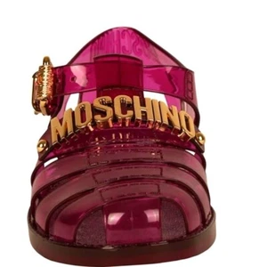 Moschino Purple Jelly 15PVC Sandal Size EU37/US7 - Picture 1 of 10