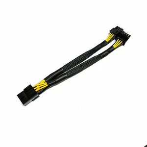 PCI-E GPU 8 Pin Dual 8 (6 + 2) Pin PCI Express Power Adapter Splitter Cable X4 - Picture 1 of 12