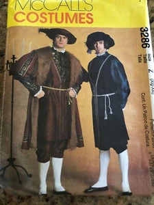 🌹McCALL'S #3286 - MEN'S TUDOR - KING HENRY VIII COSTUME PATTERN XL-XXL FF - Picture 1 of 2