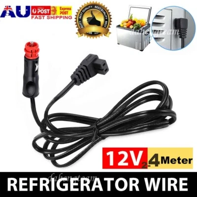 2/3/4M Long 12V Fridge Cable Lead Power Cord For Waeco Adaptor CDF/CF/CFX/CCF/FF - image 1 of 4