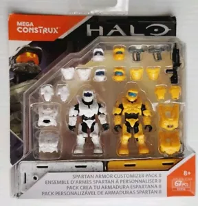 MEGA CONSTRUX HALO SPARTAN ARMOR CUSTOMIZER PACK II DXR56 RETIRED COLLECTIBLE - Picture 1 of 5