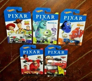 Hot Wheels PIXAR Die-Cast: Toy Story/Monsters Inc/Finding Nemo/Incredibles/Cars! - Picture 1 of 2