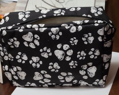 Bolsa de viaje cosmética grande con estampado de pata de cachorro NGIL Foto 1 de 4