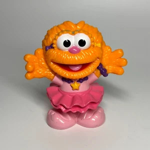 Sesame Street Workshop Zoe PVC Figure Hasbro 2010 RARE  - Imagen 1 de 8