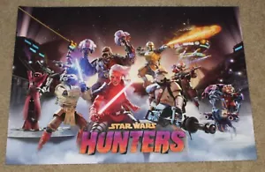 STAR WARS CELEBRATION 2022 EXCLUSIVE HUNTERS POSTER - Picture 1 of 2
