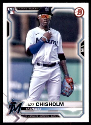 2021 Bowman #71 Jazz Chisholm RC - Image 1 of 2