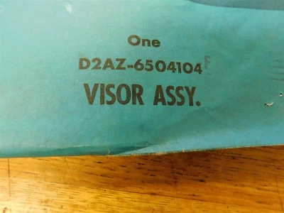 NOS 1971 1972 FORD GALAXIE LTD PERSONALIZADO 500 COUNTRY SQUIRE VISOR SOLAR VERMELHO - Imagem 1 de 4