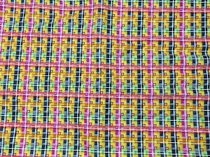 Bee Happy Mary Lou Weidman TELA Benartex 3/4 yardas 1508 rejilla cuadros rayas cuadros - Imagen 1 de 3