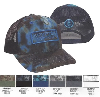 KRYPTEK Camo MESH Back Logo Scout Patches Front/Bk Tactical Military Hunting Hat - Image 1 of 4