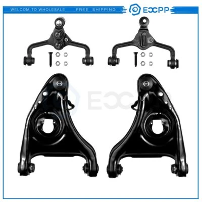 Juego de 4 brazos de control delanteros superiores e inferiores para Mercury Grand Marquis 1995-2001 2002 Foto 1 de 4