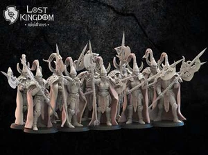 Hisui Guard: Lost Kingdom Miniatures Night Elves Resin 3D Print - Picture 1 of 3