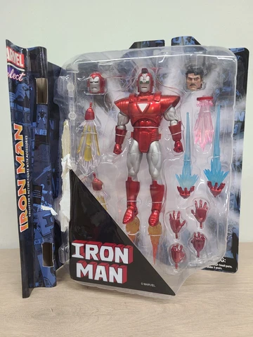 MARVEL SELECT SILVER CENTURION IRON MAN ACTION FIGURE - 2021 Multicolor Cover