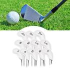 12 Pieces Golf Iron Headcover Golf Club Head Covers Travel Anti-scratch