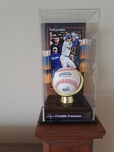 2024 World Series Freddie Freeman LA Dodgers Fanatics Baseball Vitrine  - Bild 1 von 3