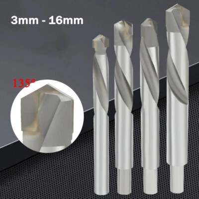 VHM Spiralbohrer Metallbohrer Vollhartmetall Bohrer für Edelstahl Eisen 3mm-16mm - Bild 1 von 4