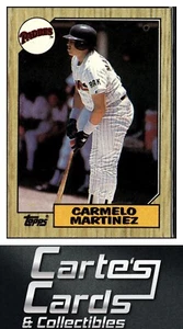 Carmelo Martinez 1987 Topps #348 Name on Back in Yellow San Diego Padres - Picture 1 of 2