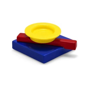 SQUASH ceramic bowl ashtray Maria Sanchez MEMPHIS Milano handmade in Italy 1985 - Picture 1 of 5