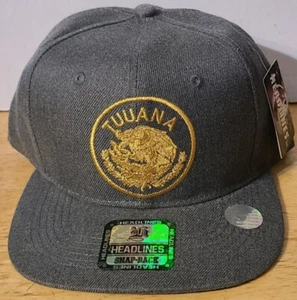 GORRA DE BÉISBOL TUUANA TIJUANA BAJA CALIFERIA MEXICANA SNAPBACK (GRIS) - Imagen 1 de 2