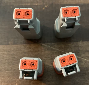 2 Pin Deutsch DT04-2P DT06-2S Wasserdichter Stecker - Vollkontakte 2X SET SET SET SET - Bild 1 von 3