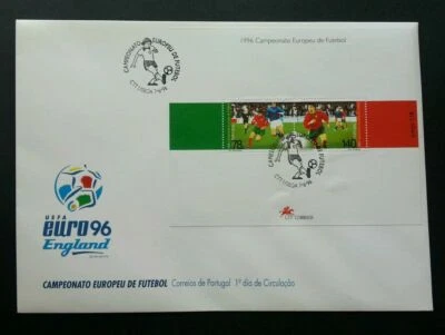 [SJ] Portugal Football Euro'96 England 1996 Sport Games (FDC) *see scan - Image 1 of 4