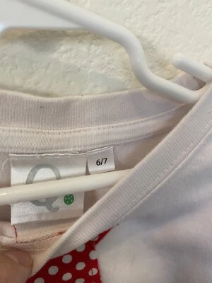 White Long Sleeved W/ Red Tie Tshirt - Image 1 of 2