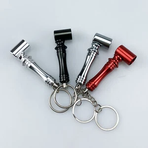 Creative Mini Flashlight Shaped Metal Pipe Portable Detachable Metal Pipe - Picture 1 of 6