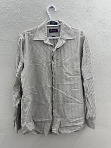 Mens Smith-Forester Striped Long Sleeve Button Up Shirt Size 15.5 / 34