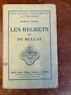 Les regrets de Joachim Du Bellay. - VIANEY Joseph - 1930