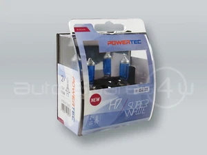 2x H7 12V 55W PX26d 64210 POWERTEC SUPER WHITE Halogen Light Bulbs Set - Bild 1 von 1