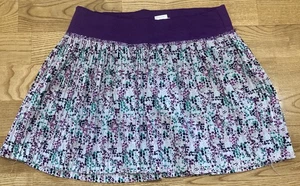 Girl's Garb Purple Printed Golf Skort Size 7-8 GUC - Picture 1 of 3