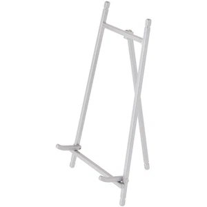 Bard's Satin Silver Metal Easel, 9" H x 5.25" W x 6" D - Picture 1 of 1