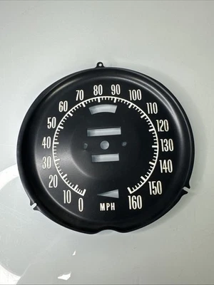 Placa frontal velocímetro Chevrolet Corvette 1972 1973 AC Delco 6496851 Foto 1 de 4