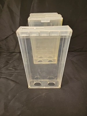 VHS Clear Plastic Cases Bottom Loader Sleeve Protective Case (Movie Not Included - Image 1 of 4