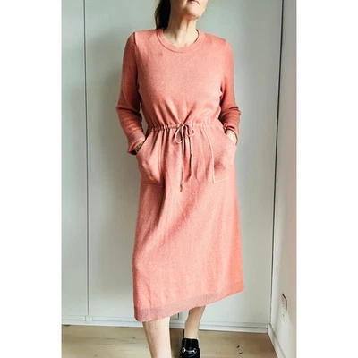 Womens Sweater Dress Size Med J Jill Cotton Midi Length Long Sleeve terracotta  - Image 1 of 4
