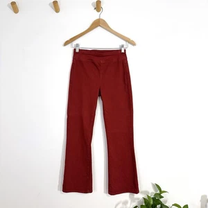 Pantalones Free People We The Free Red In My Feelings tiro medio corte bota talla XS  - Imagen 1 de 9